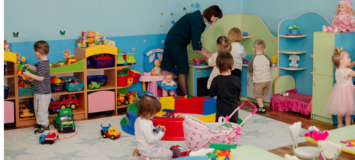 Дети в детском саду в Беларуси