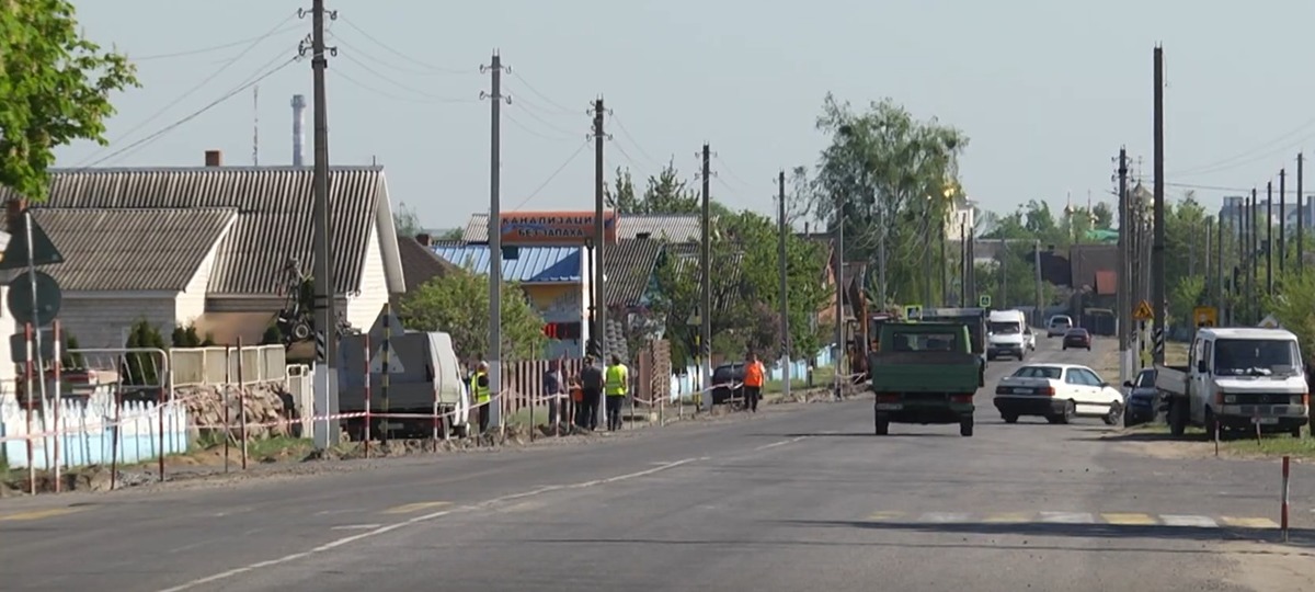Одна из улиц в Калинковичах