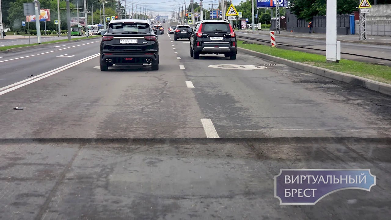 Перекресток на Московской-Пионерской в Бресте2233