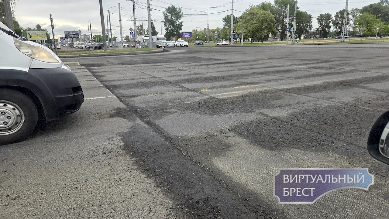Перекресток на Московской-Пионерской в Бресте