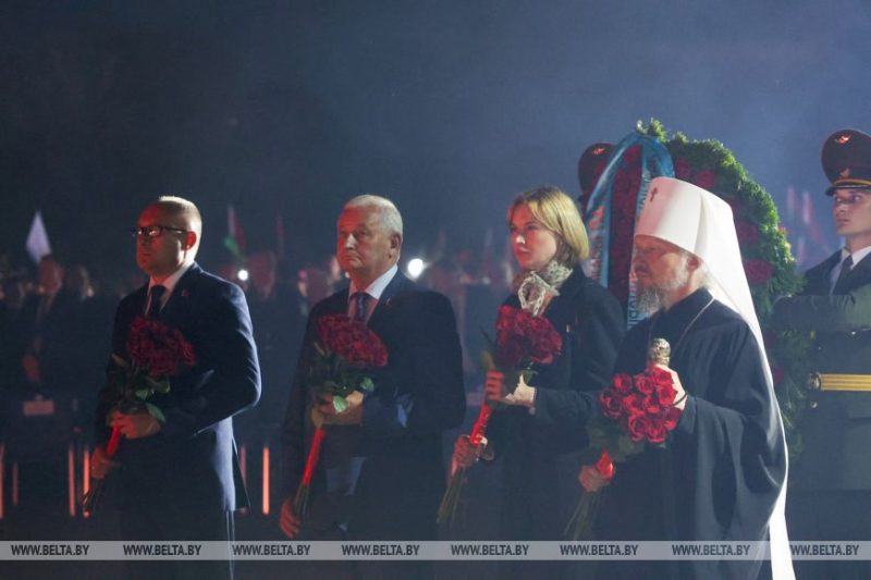 Беларуские чиновники в Брестской крепости ночью 22 июня 2026 года