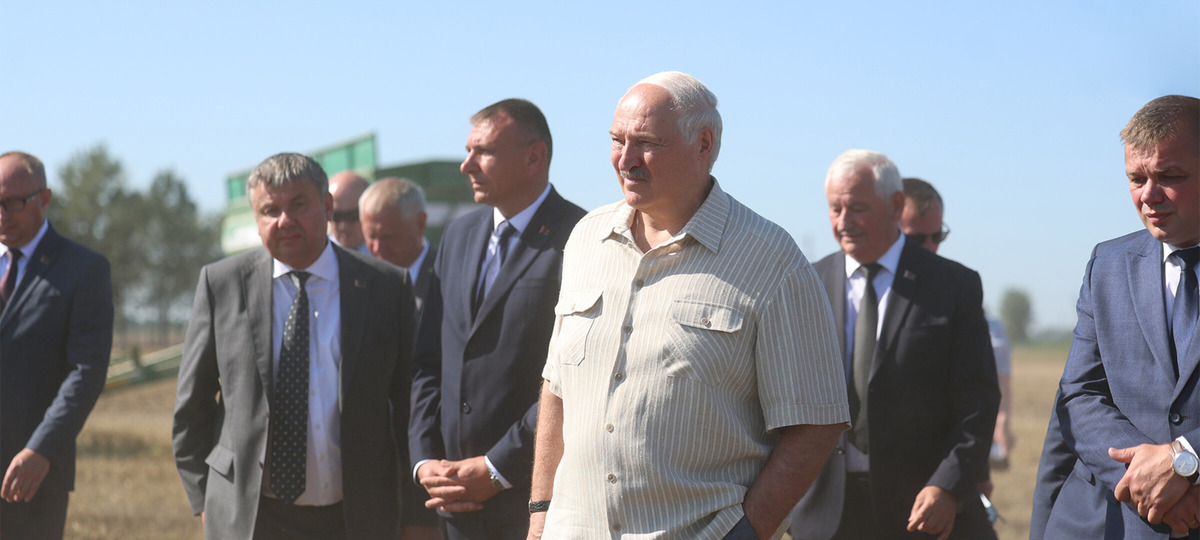 Лукашенко в Березовском районе 31 июля 2026 года. Фото его пресс-службы