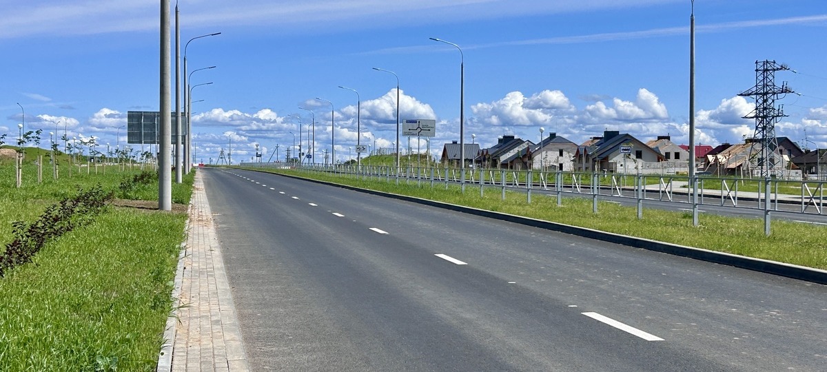 Новая дорога на улице Старомалыщинской в Гродно. Фото: https://newgrodno.by